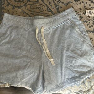 Light Gray Casual Shorts